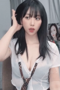 BJ 요니 시스루 교복 복장