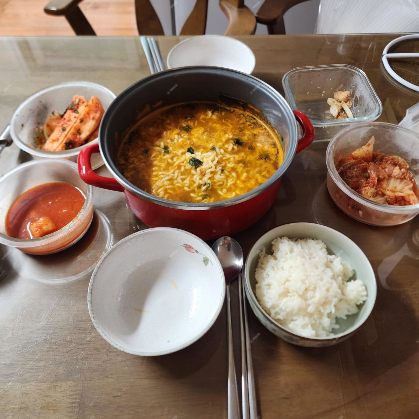 저녁 라면