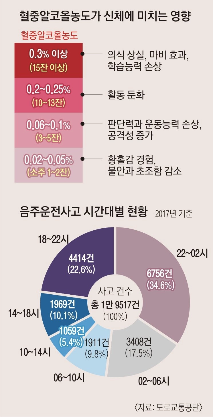 슈가 혈중알콜농도 어느정도인지 체감하기