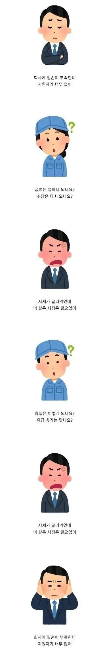 중소기업이 구인난을 겪는이유ㅡㅡ