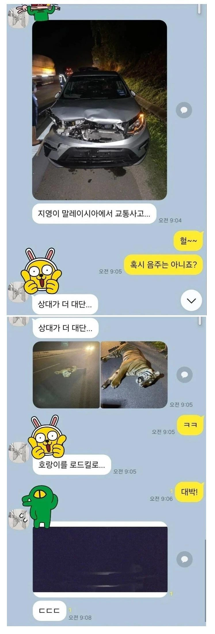 말레이시아 로드킬 수준