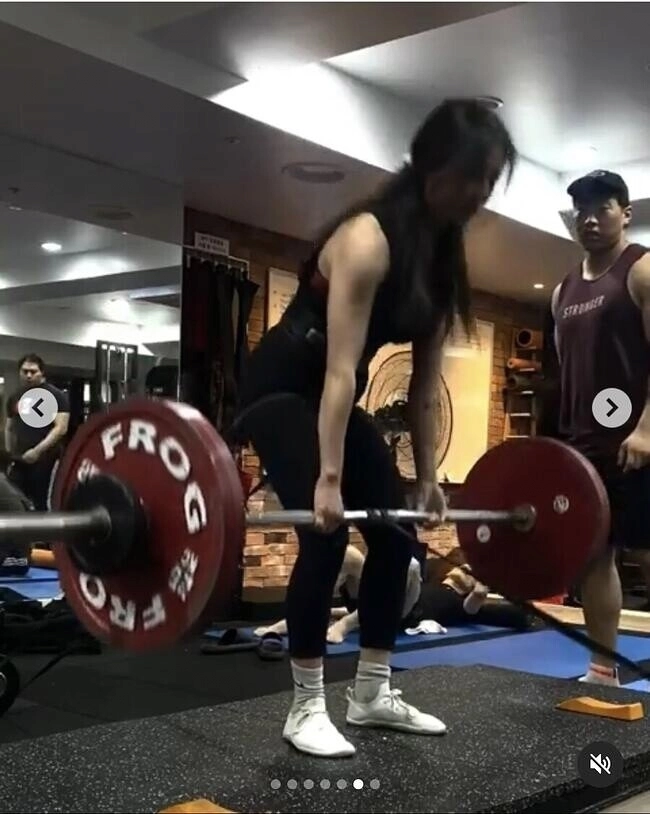 뉴진스 민지 데드리프트 120kg 짤 민지 아니라고 몇번을 얘기해!!